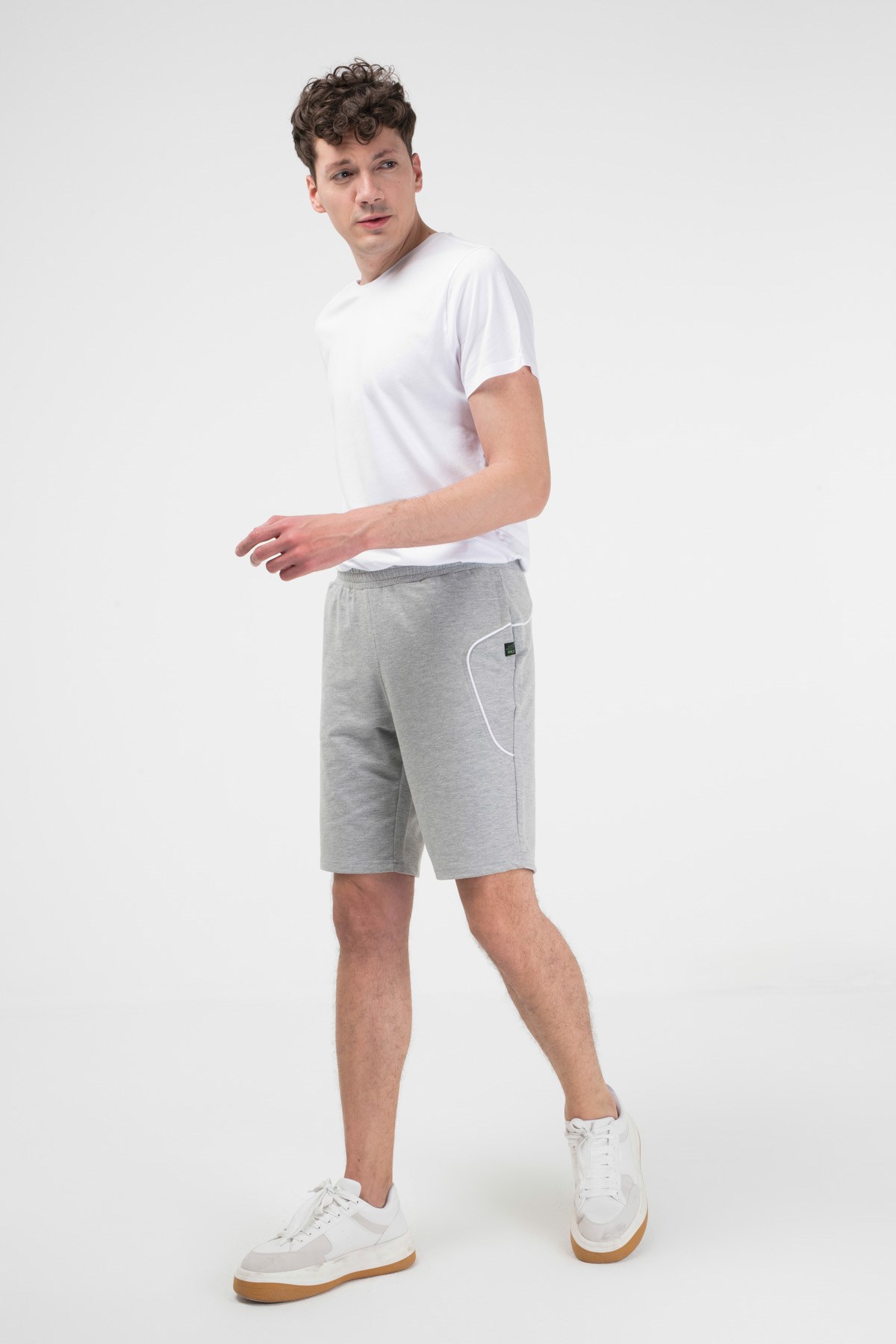 BRZ Collection Şeritli Erkek Şort