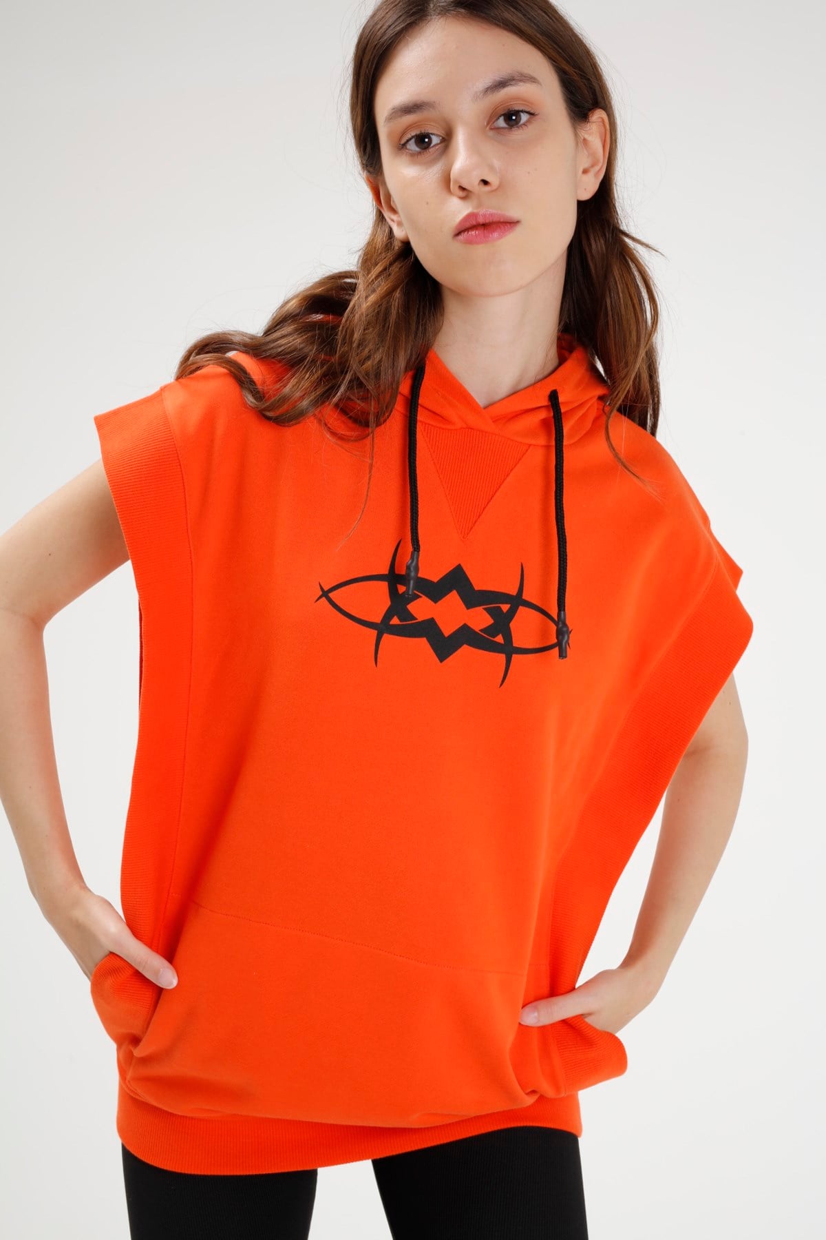 BRZ Collection Tasarım Kolsuz Sweatshirt
