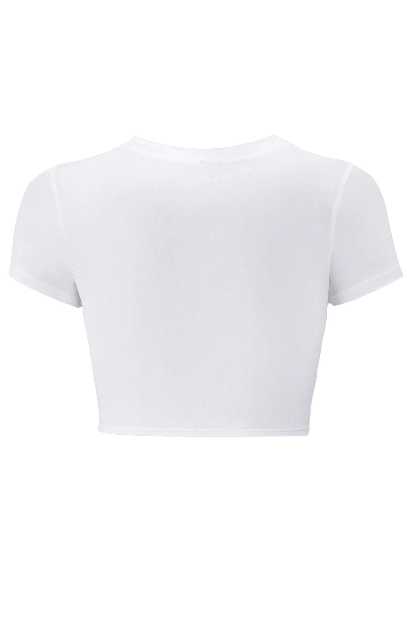 BRZ Collection Kadın to dominate and protect T-shirt Beyaz
