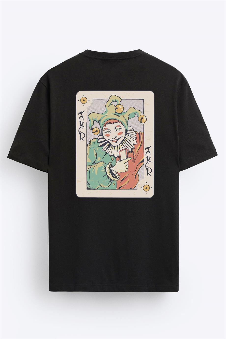 BRZ Collection Unisex Joker Illustration Regular Fit T-shirt
