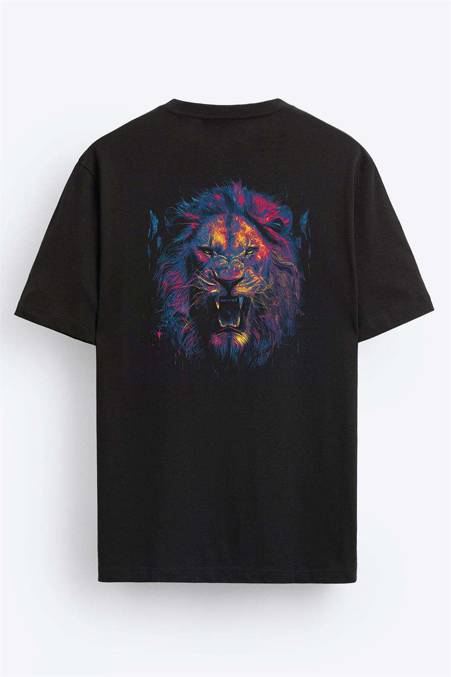 BRZ Collection Unisex Lion Color Aslan Regular Fit T-shirt