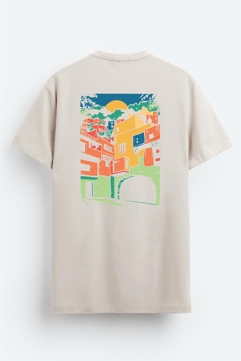 BRZ Collection Unisex Mexican City Regular Fit T-shirt 