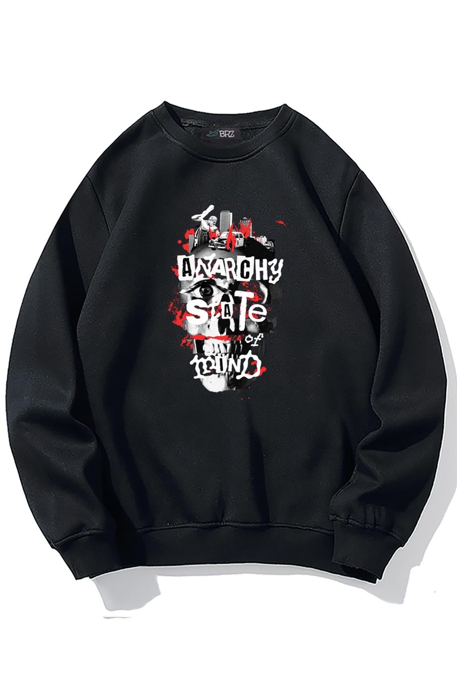 BRZ Collection Unisex Oversize Anarchy State Sweatshirt