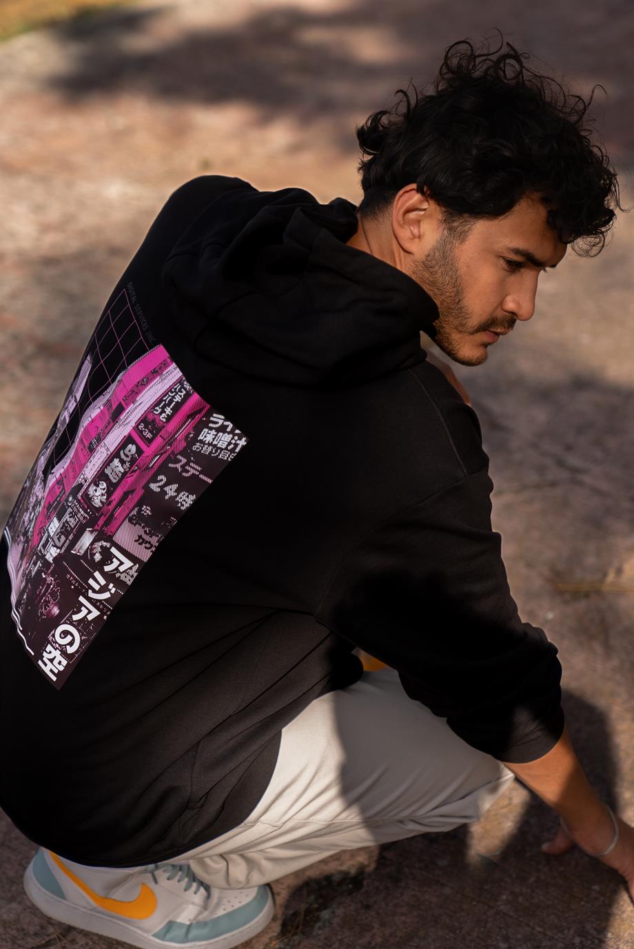 BRZ Collection Unisex Oversize Asian Street Sweatshirt Hoodie