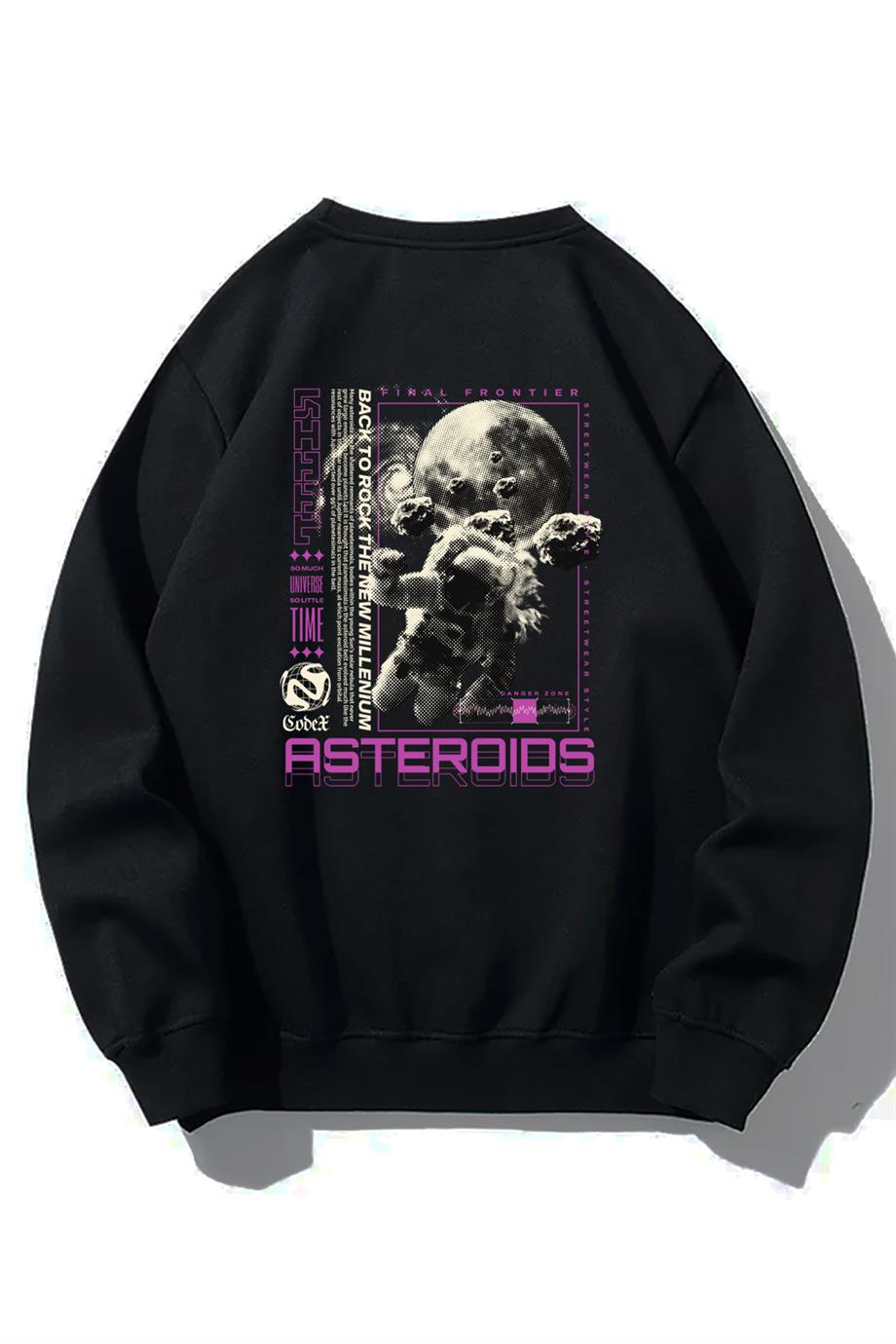 BRZ Collection Unisex Oversize Asteroids Sweatshirt