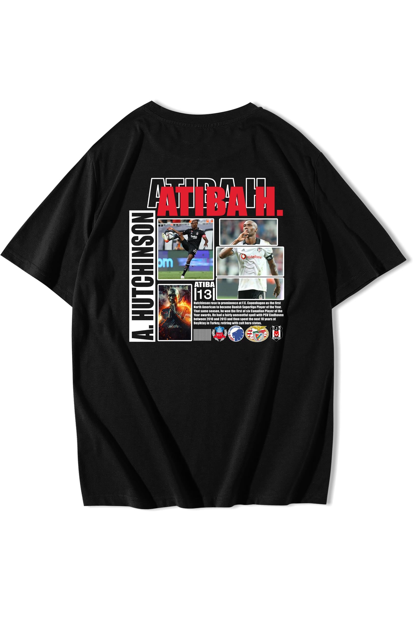 BRZ Collection Unisex Oversize Atiba Hutchinson T-shirt