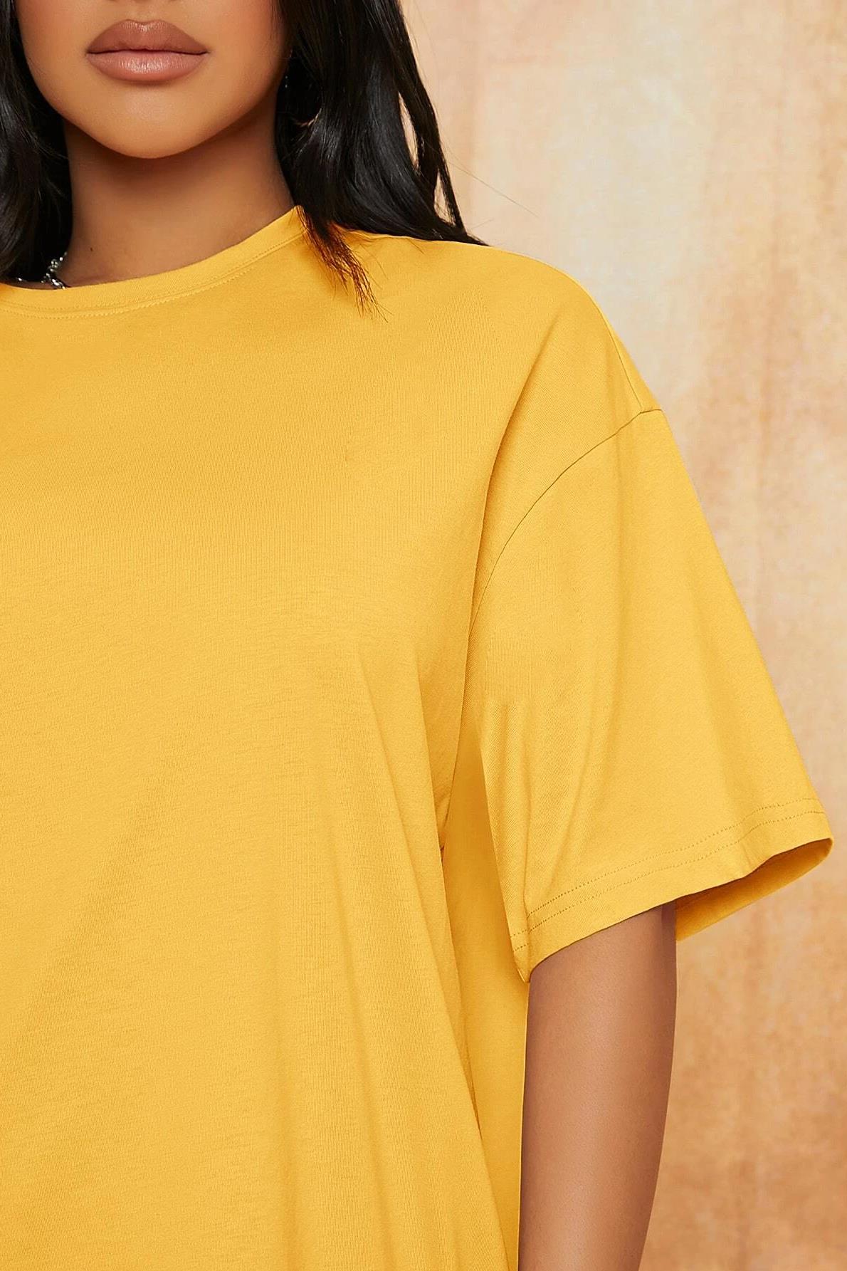 BRZ Collection Unisex Oversize Basic Uzun T-shirt