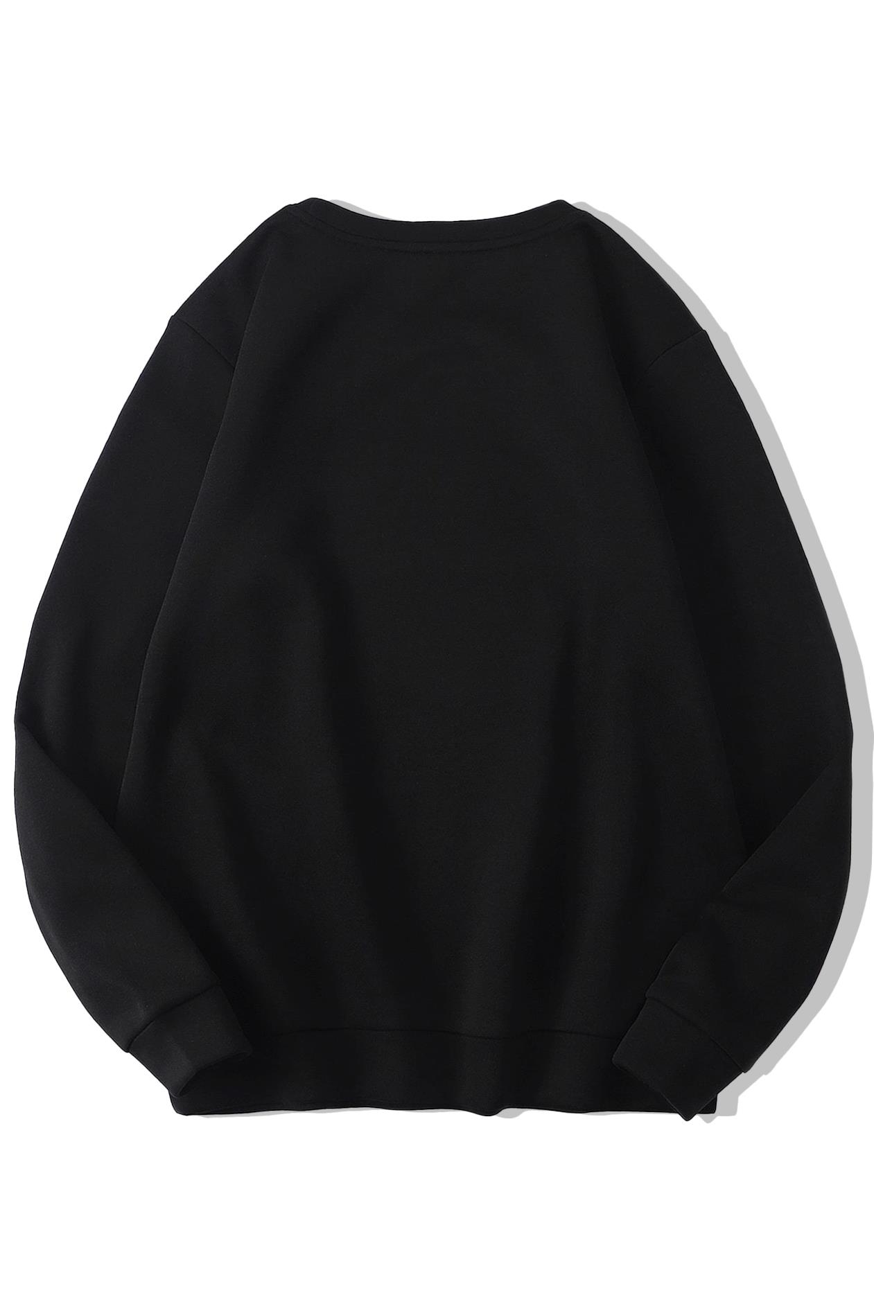 BRZ Collection Unisex Oversize Black Spider Sweatshirt
