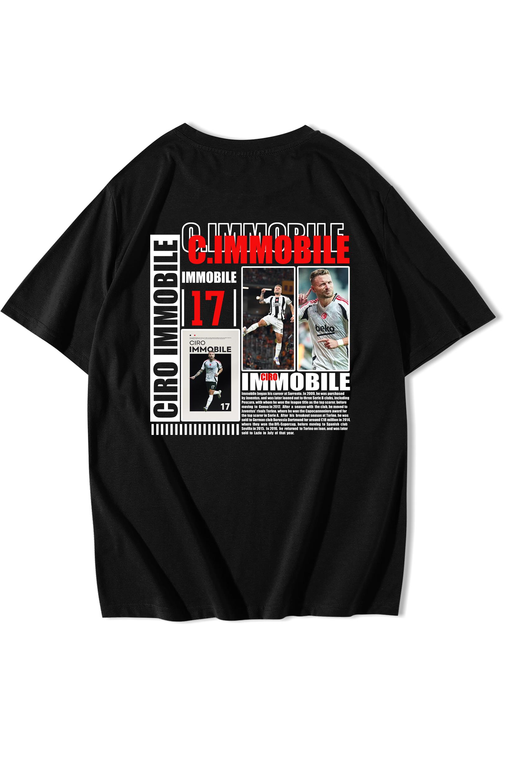 BRZ Collection Unisex Oversize Ciro Immobile T-shirt