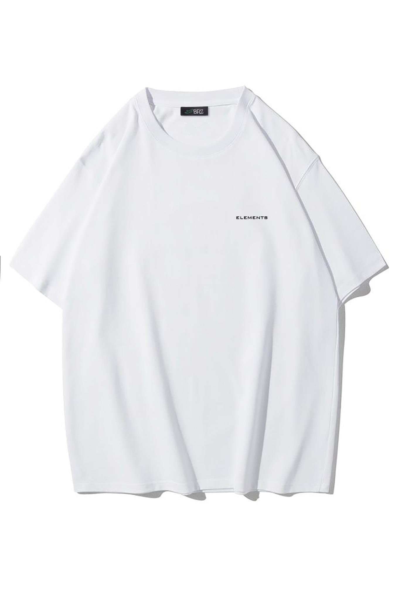 BRZ Collection Unisex Oversize Bad Influencer T-shirt (BEYAZ)