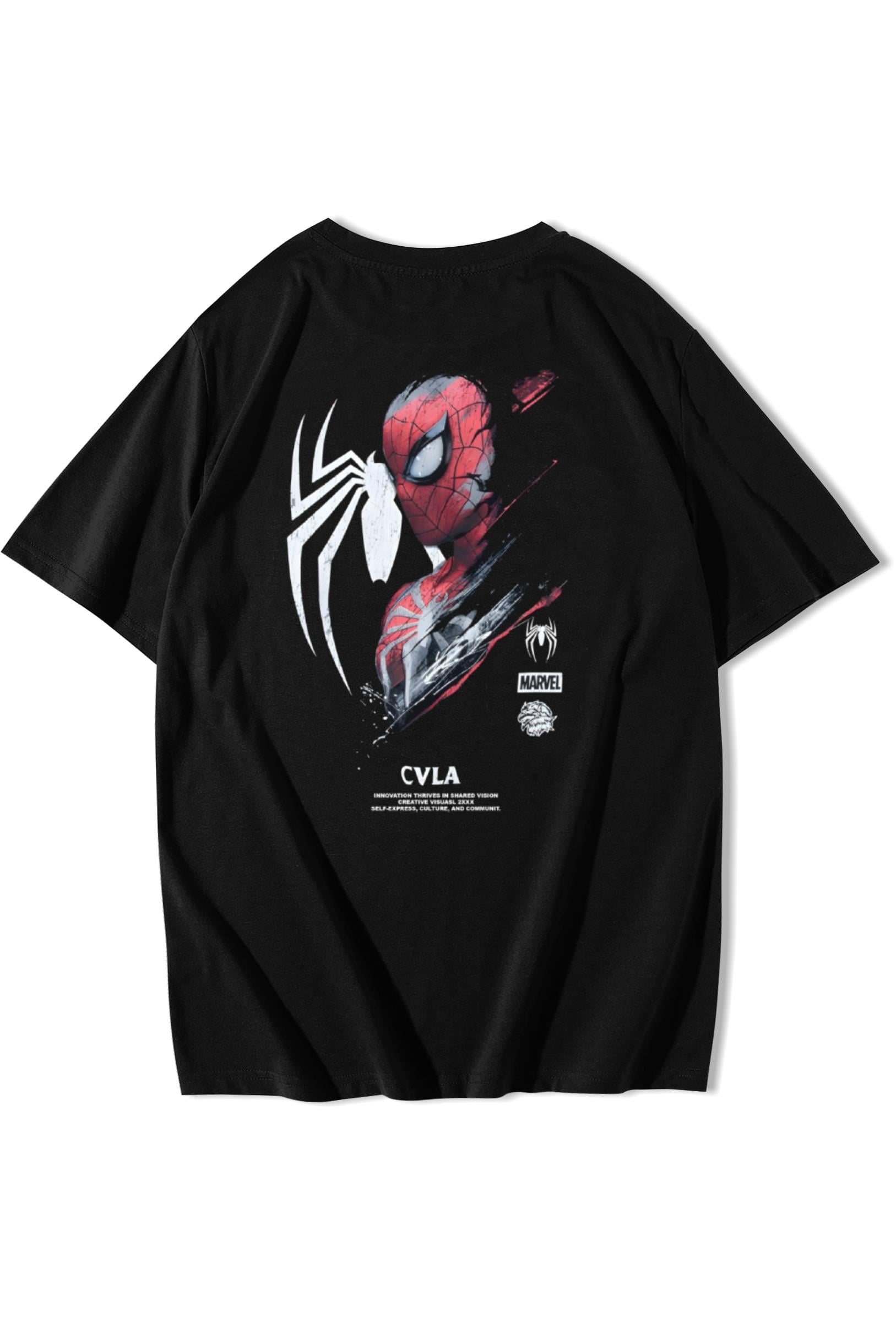 BRZ Collection Unisex Oversize CVLA Spiderman T-shirt