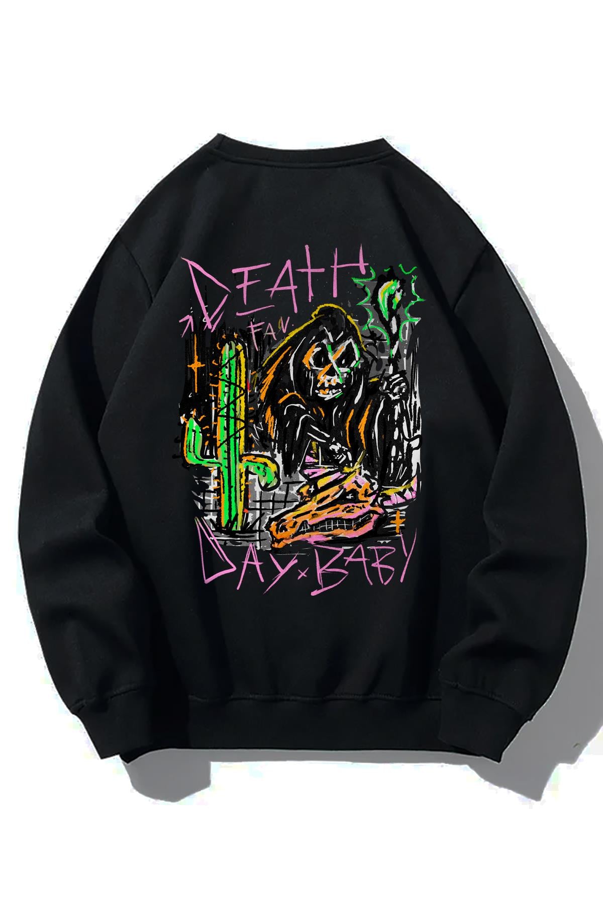 BRZ Collection Unisex Oversize Death Day Sweatshirt