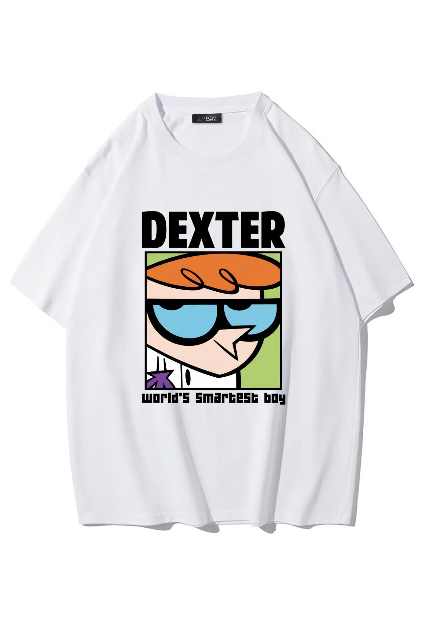 BRZ Collection Unisex Oversize Dexter T-shirt (BEYAZ)
