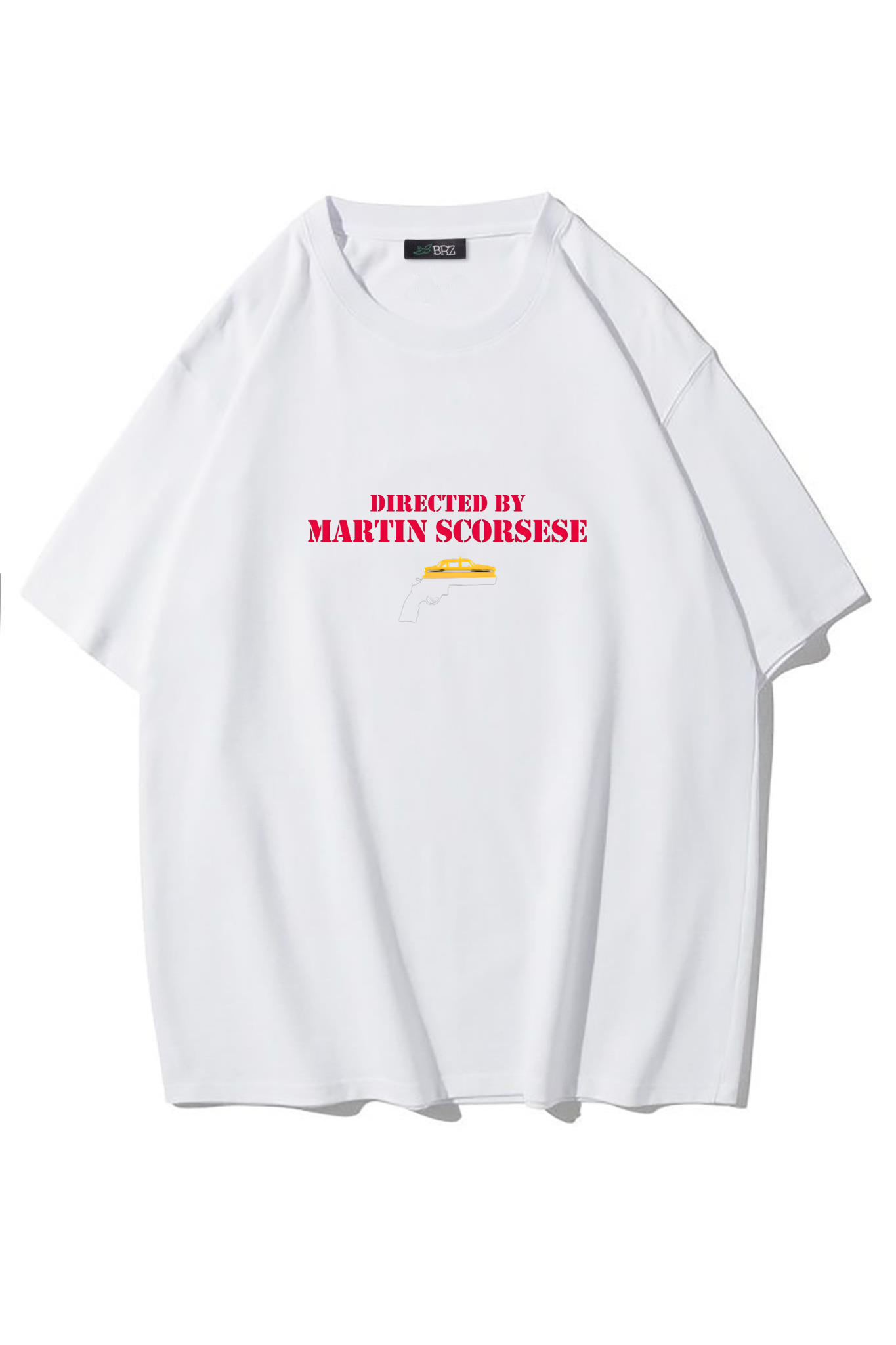 BRZ Collection Unisex Oversize Directed By Martin Scorsese T-shirt (BEYAZ)