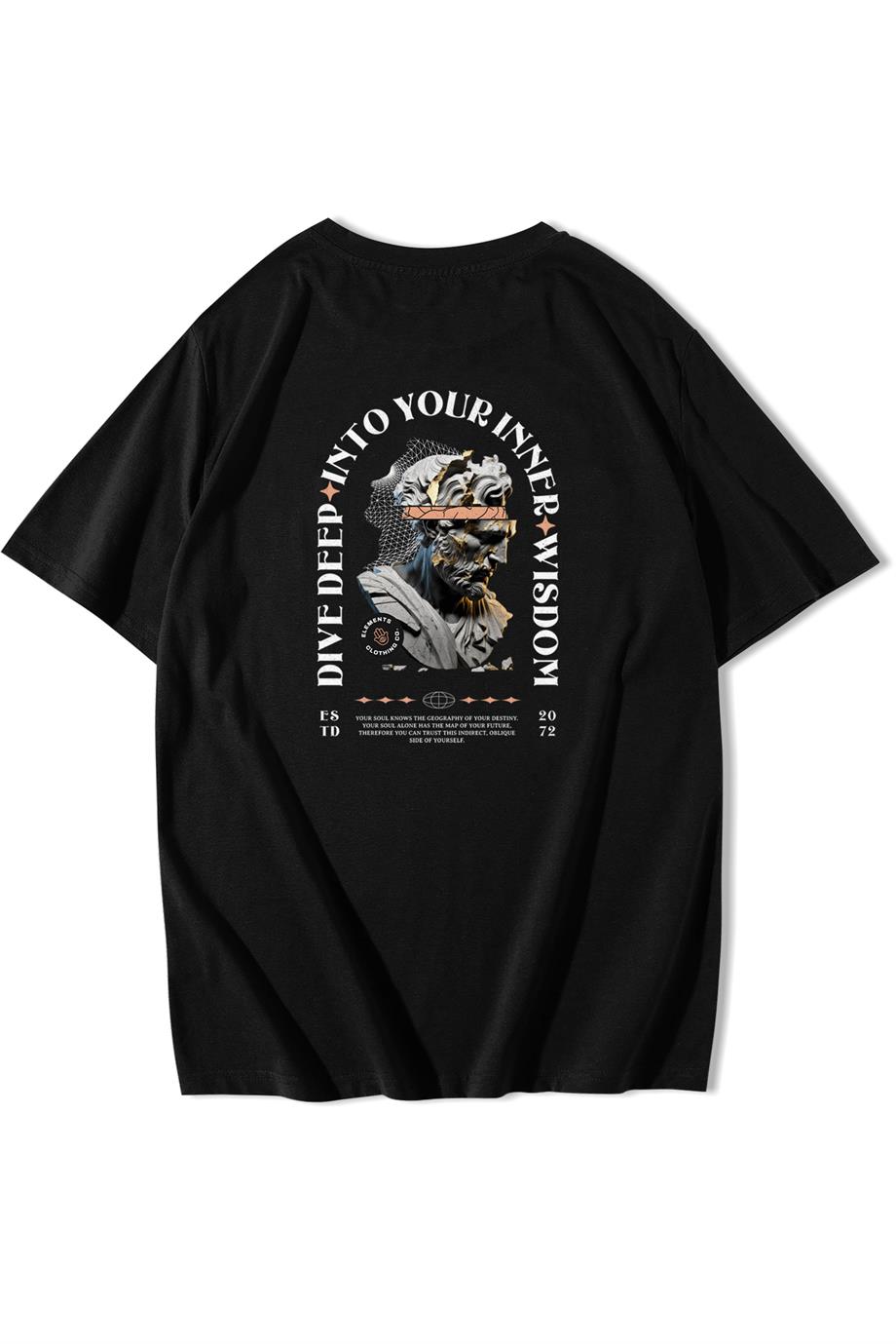 BRZ Collection Unisex Oversize Dive Deep T-shirt
