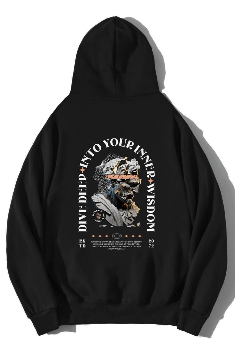 BRZ Collection Unisex Oversize Dive Deep Hoodie