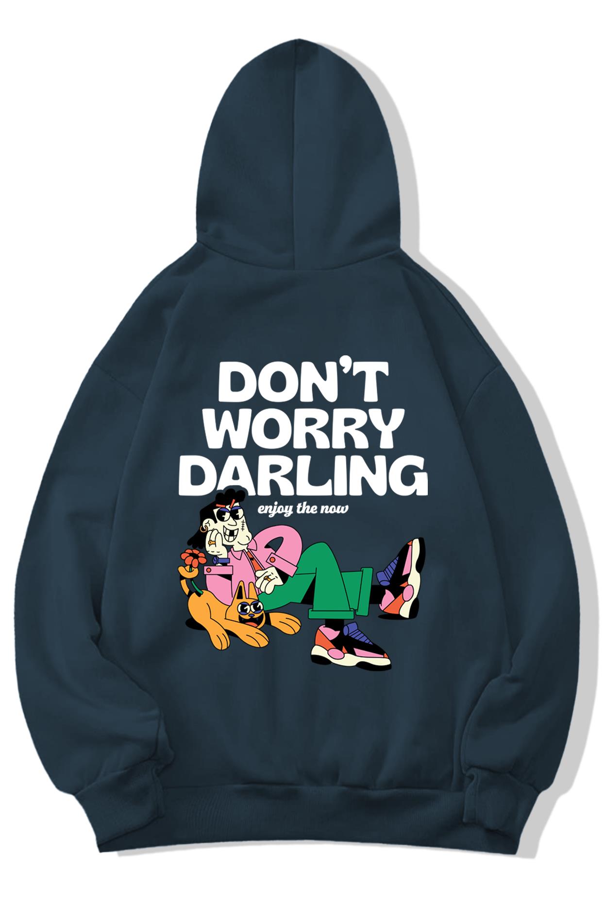 BRZ Collection Unisex Oversize Dont Worry Hoodie