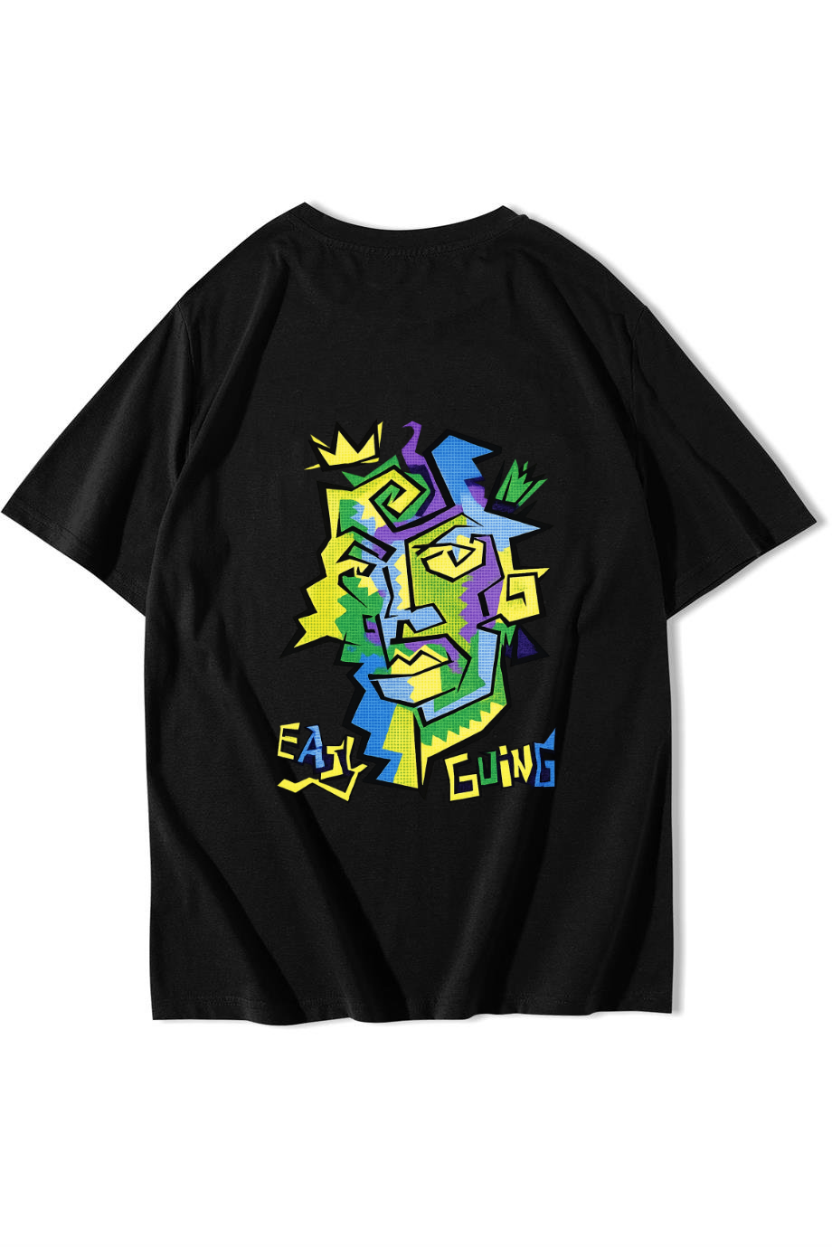 BRZ Collection Unisex Oversize Easy Going T-shirt Siyah