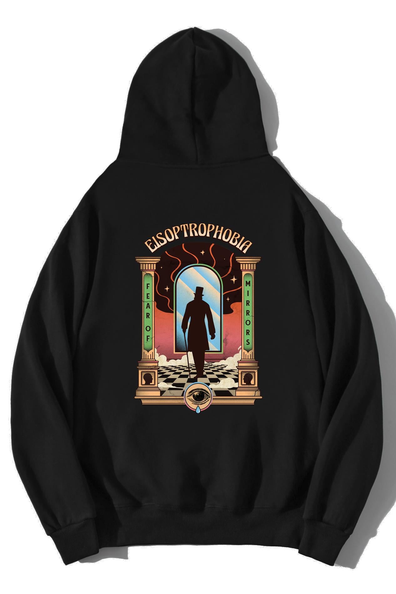 BRZ Collection Unisex Oversize Fear of Mirrors Hoodie