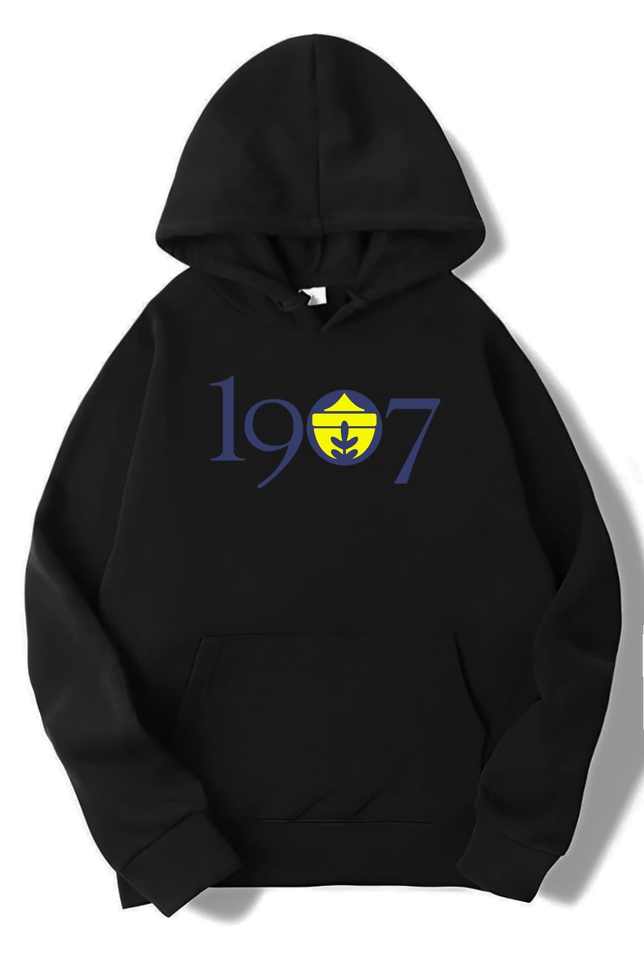 BRZ Collection Unisex Oversize Fenerbahçe 1907 Baskılı Hoodie