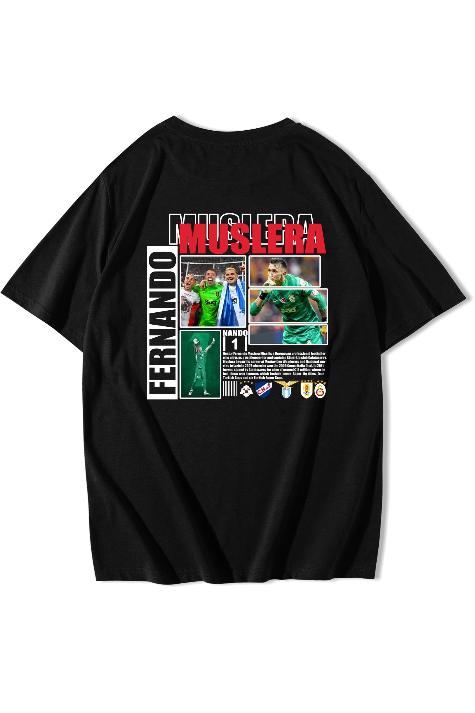 BRZ Collection Unisex Oversize Fernando Muslera T-shirt