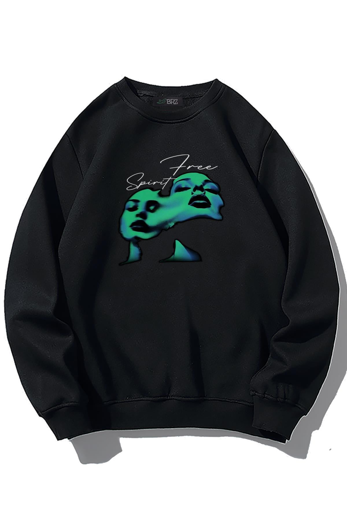 BRZ Collection Unisex Oversize Free Spirit Sweatshirt