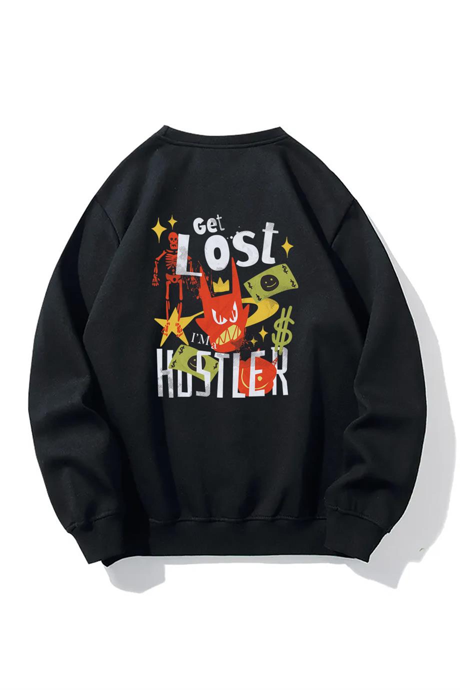BRZ Collection Unisex Oversize Get Lost Sweatshirt