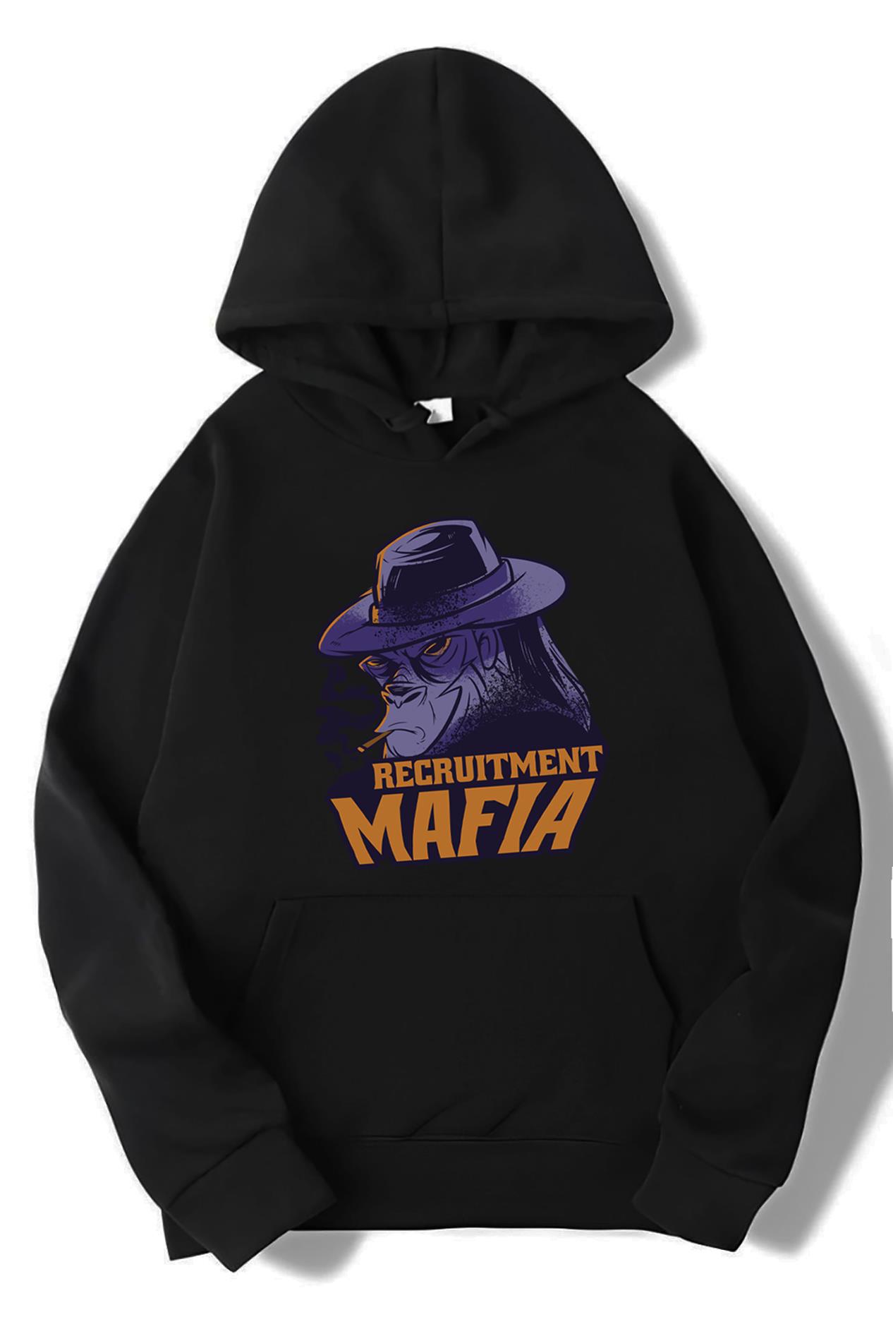 BRZ Collection Unisex Oversize Gorilla Mafia Hoodie