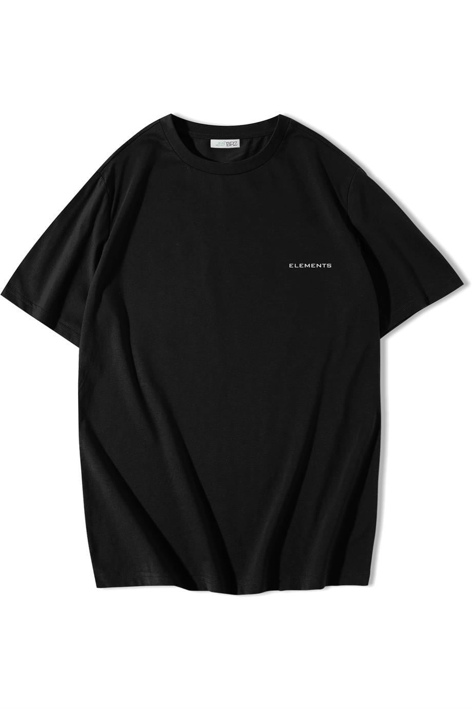 BRZ Collection Unisex Oversize Haunted Castle T-shirt