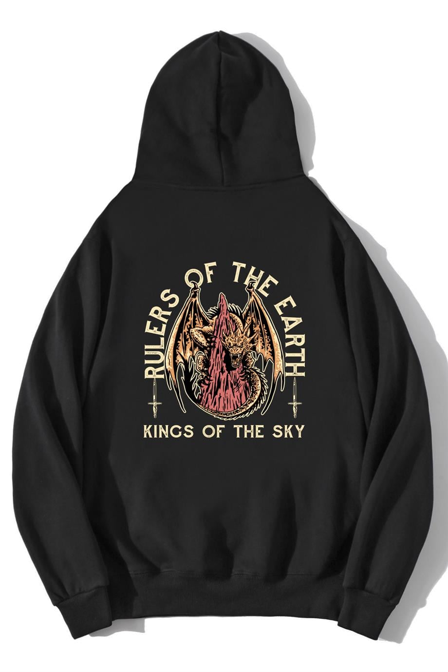 BRZ Collection Unisex Oversize King Dragon Hoodie