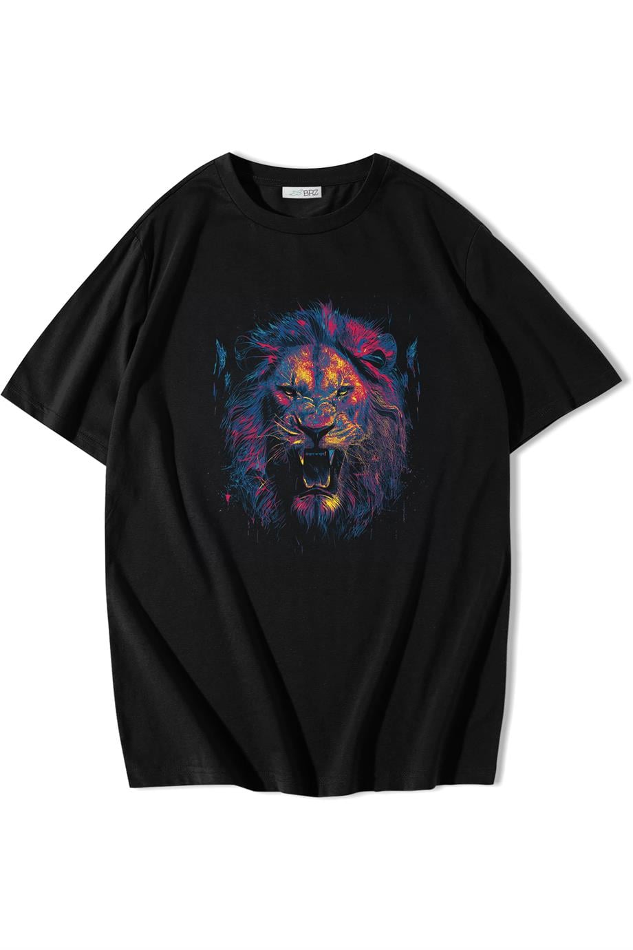BRZ Collection Unisex Oversize Lion Color Aslan T-shirt