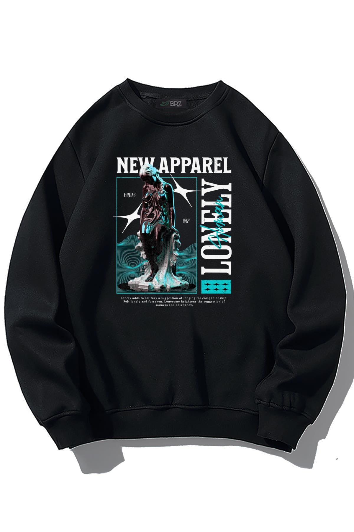 BRZ Collection Unisex Oversize Lonely Human Sweatshirt