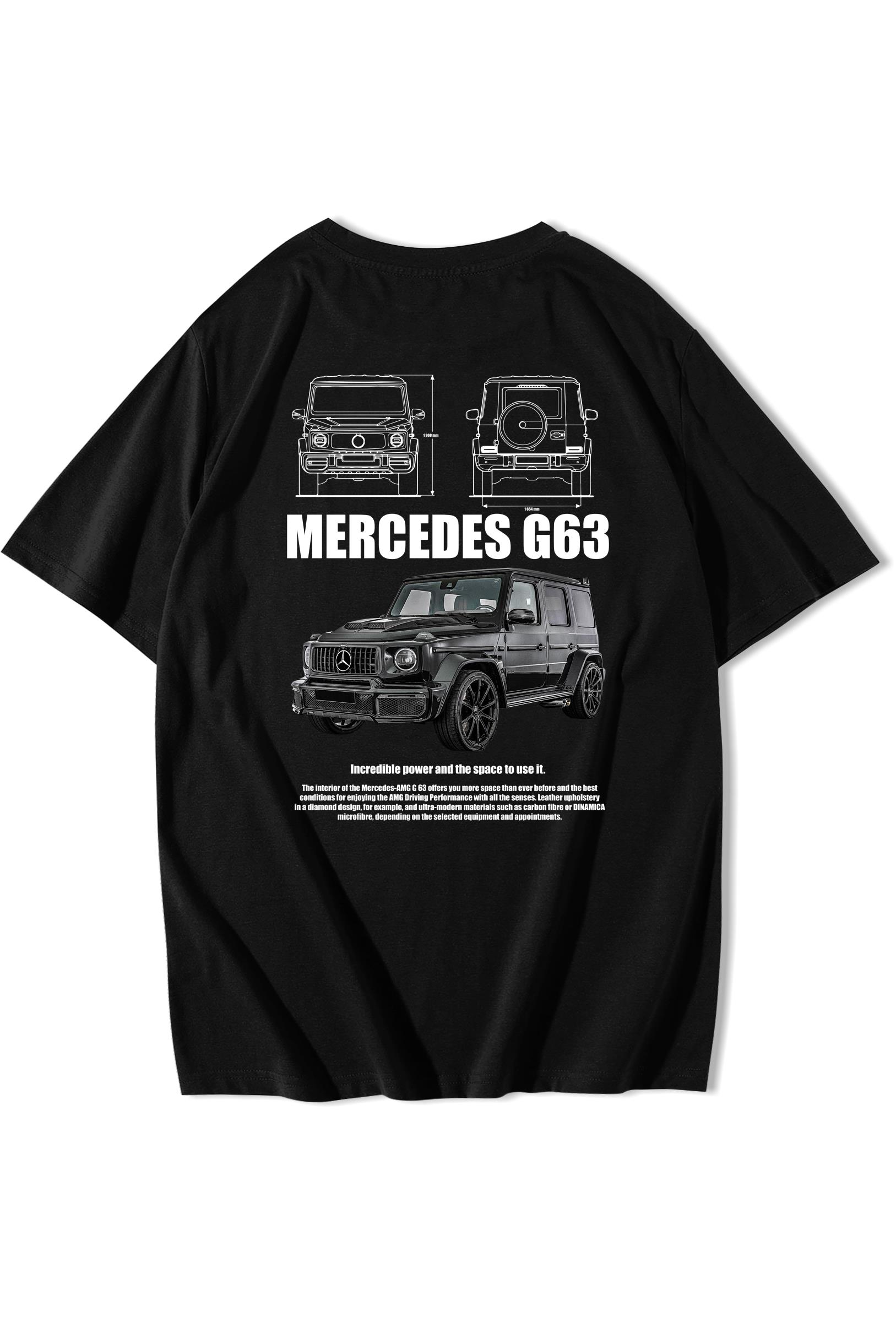 BRZ Collection Unisex Oversize Mercedes G63 AMG T-shirt