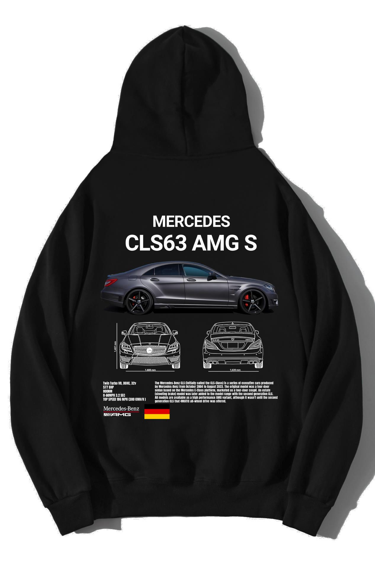 BRZ Collection Unisex Oversize Mercedes CLS63 AMG Hoodie