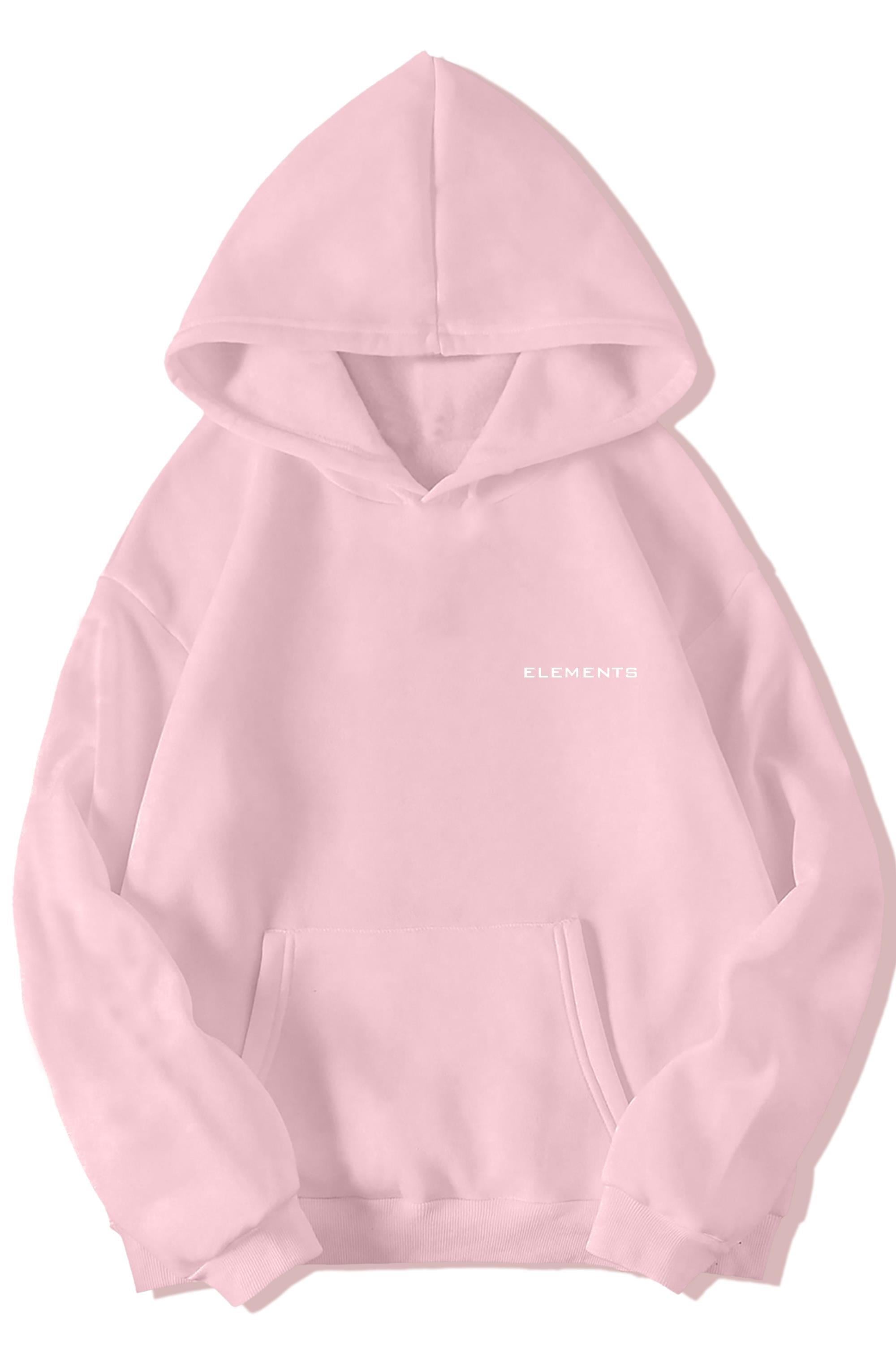 BRZ Collection Unisex Oversize Pembe Panter Hoodie (AÇIK PEMBE)