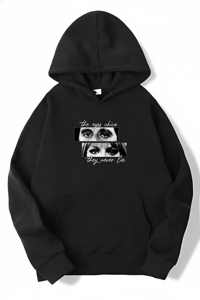 BRZ Collection Unisex Oversize Scarface Hoodie Siyah