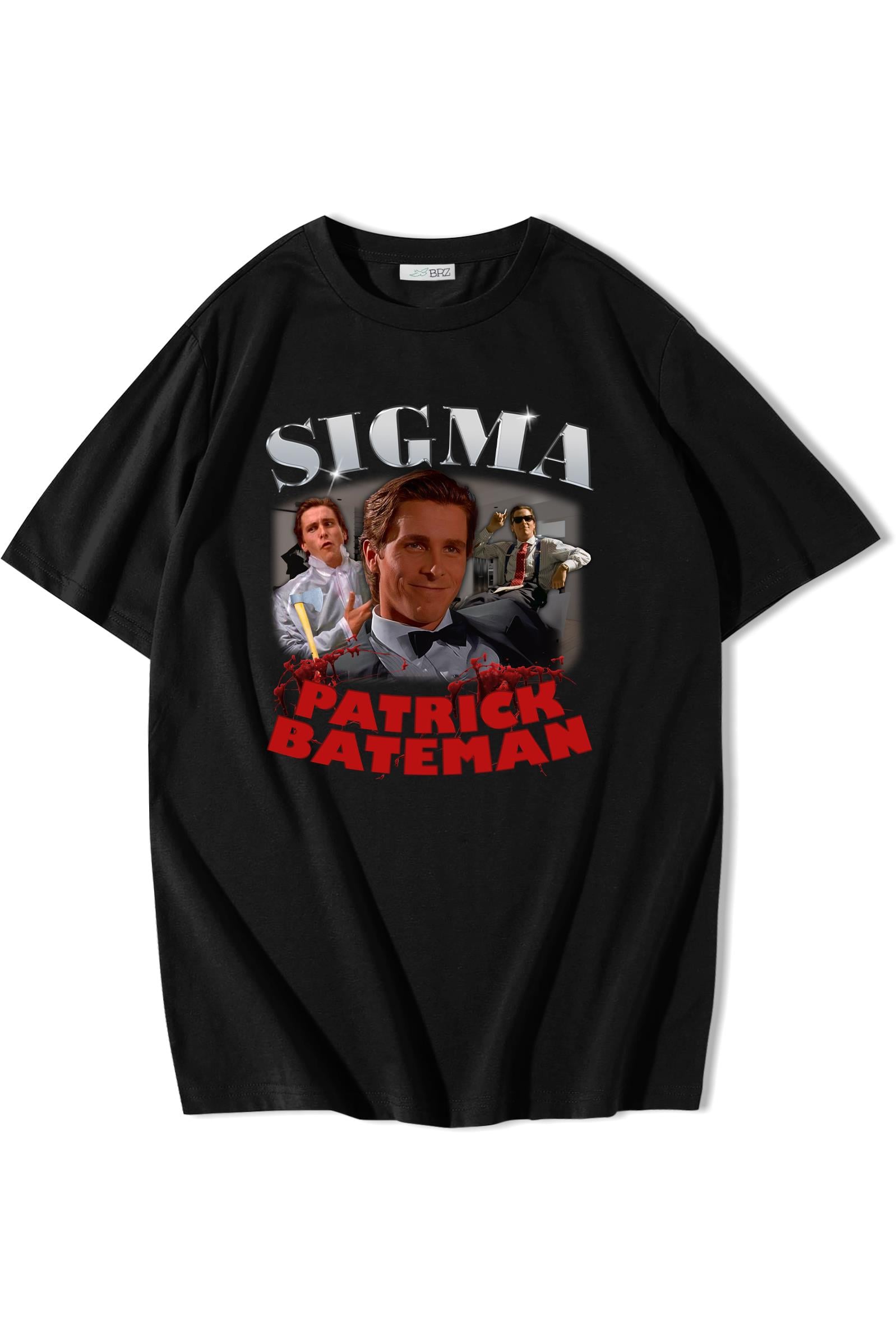 BRZ Collection Unisex Oversize Sigma Patrick Bateman T-shirt