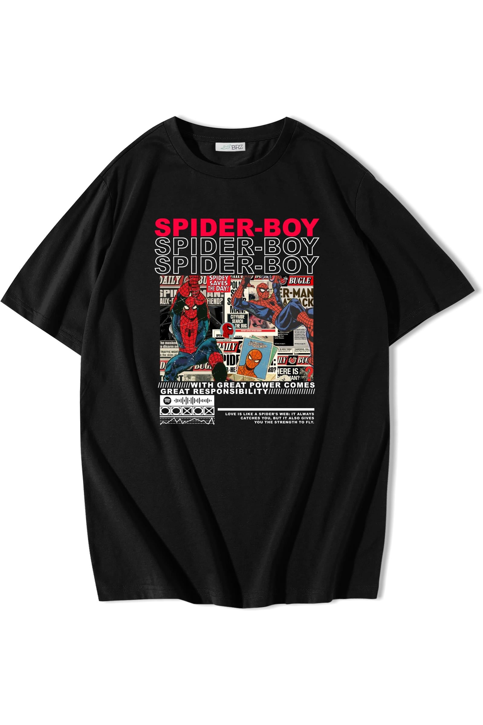 BRZ Collection Unisex Oversize Spider Boy T-shirt