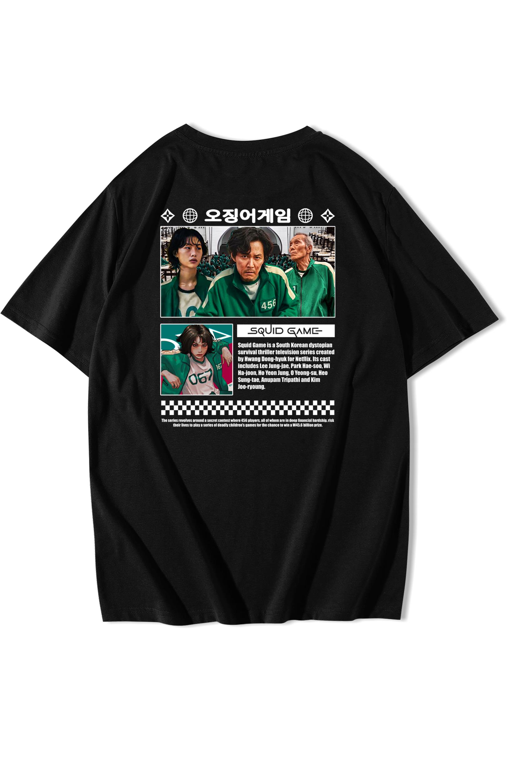 BRZ Collection Unisex Oversize Squid Game T-shirt