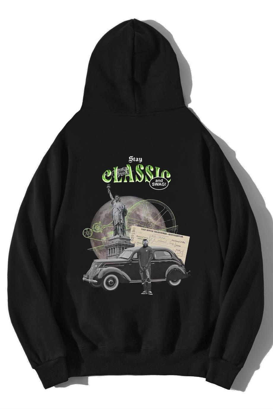 BRZ Collection Unisex Oversize Stay Classic Hoodie