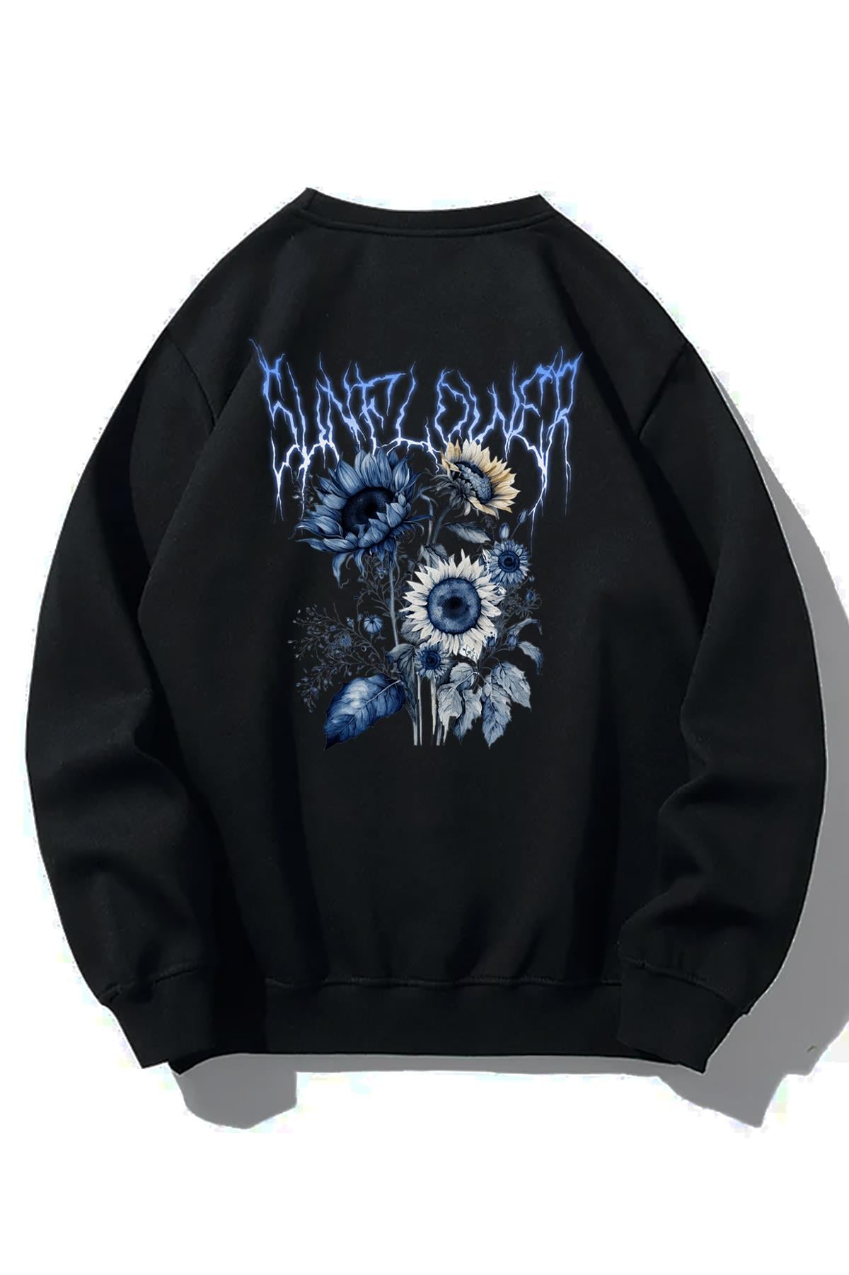 BRZ Collection Unisex Oversize Sunflower Sweatshirt