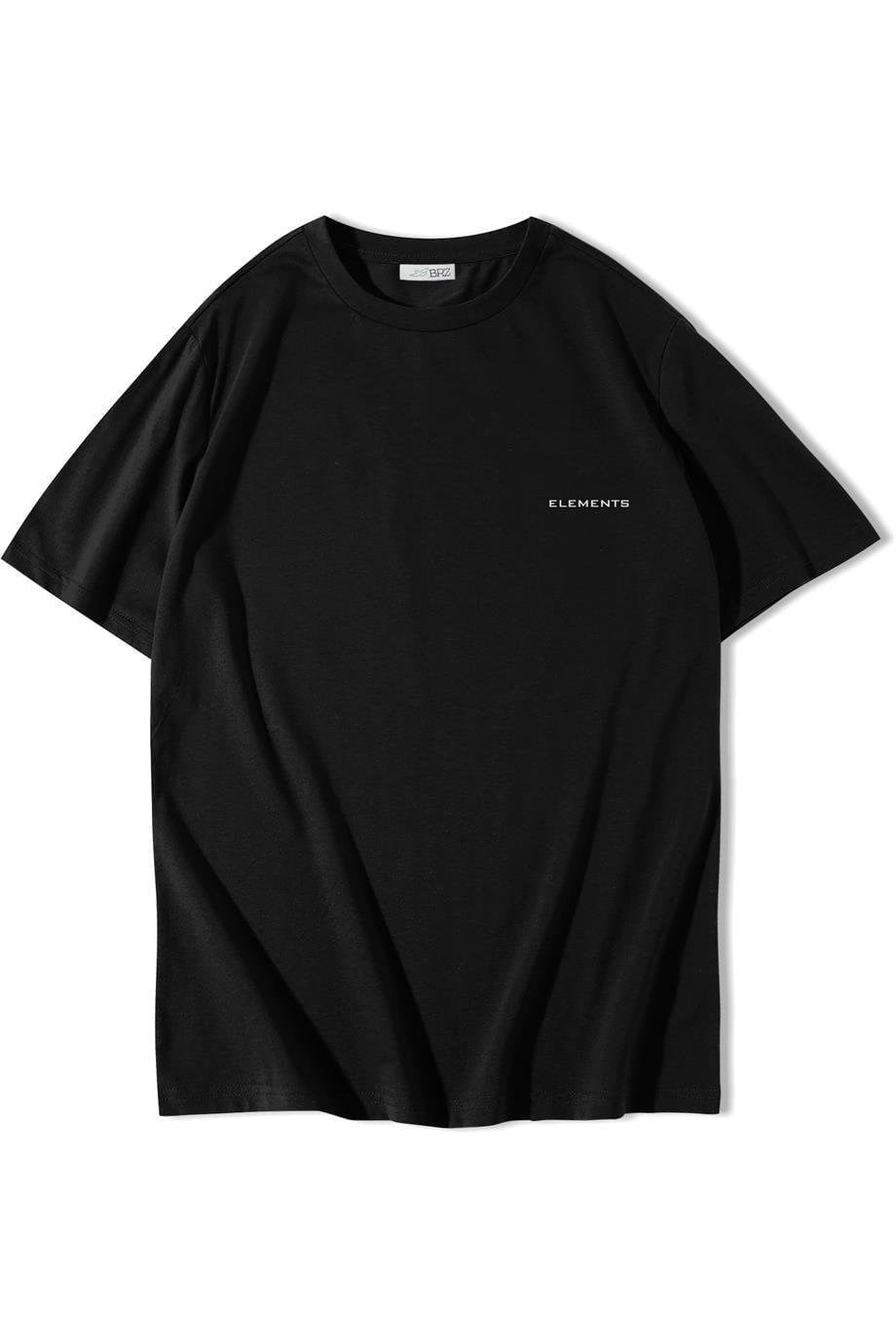 BRZ Collection Unisex Oversize Bonjour Fuckers T-shirt Siyah