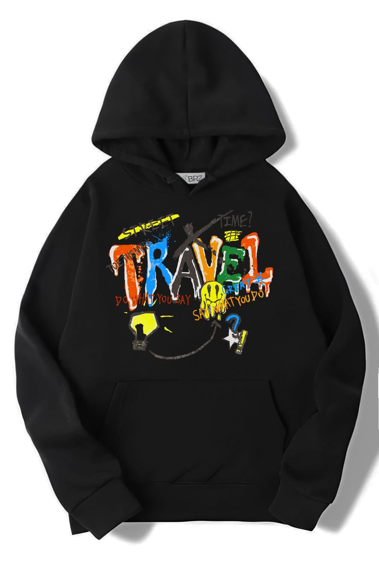 BRZ Collection Unisex Oversize Travel Hoodie