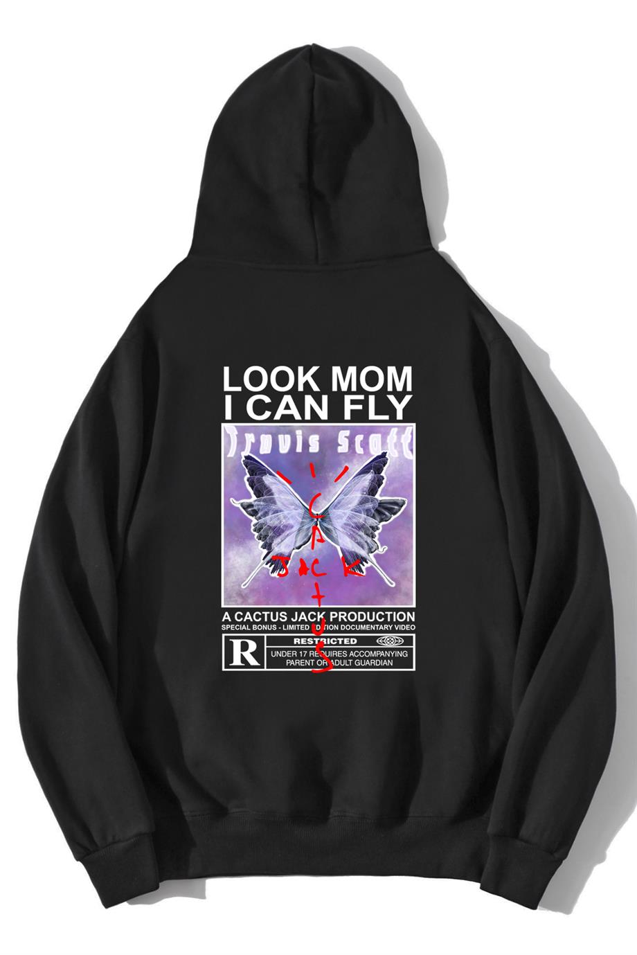 BRZ Collection Unisex Oversize Travis Scott Cactus Jack Hoodie