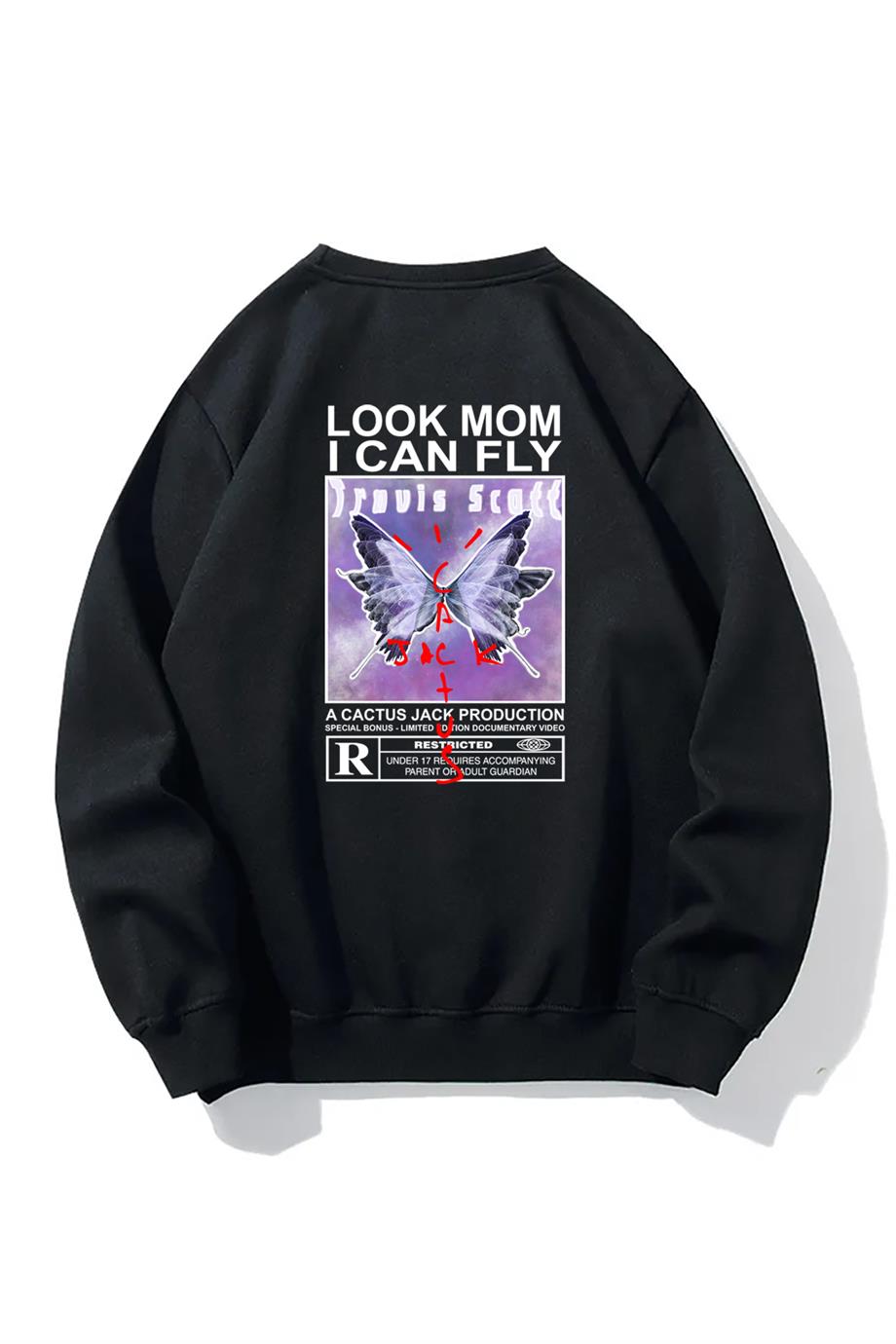 BRZ Collection Unisex Oversize Travis Scott Cactus Jack Sweatshirt