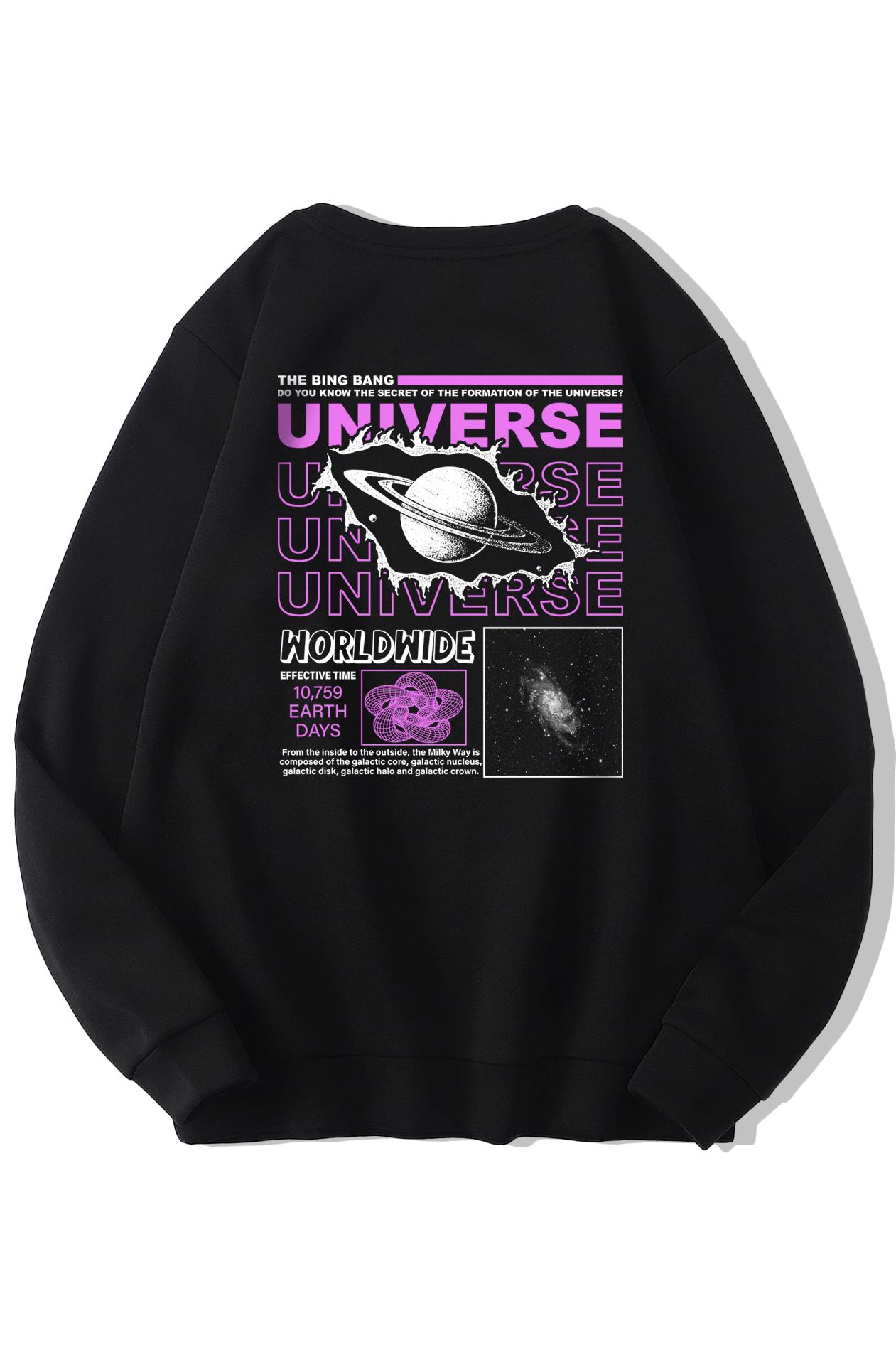 BRZ Collection Unisex Oversize Universe Sweatshirt