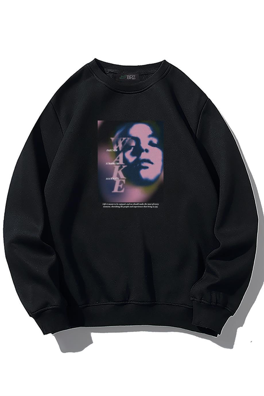 BRZ Collection Unisex Oversize Wake Sweatshirt