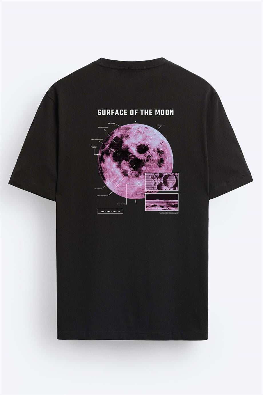 BRZ Collection Unisex Surface On The Moon Regular Fit T-shirt
