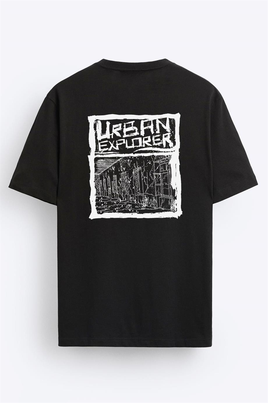 BRZ Collection Unisex Urban Explorer Regular Fit T-shirt