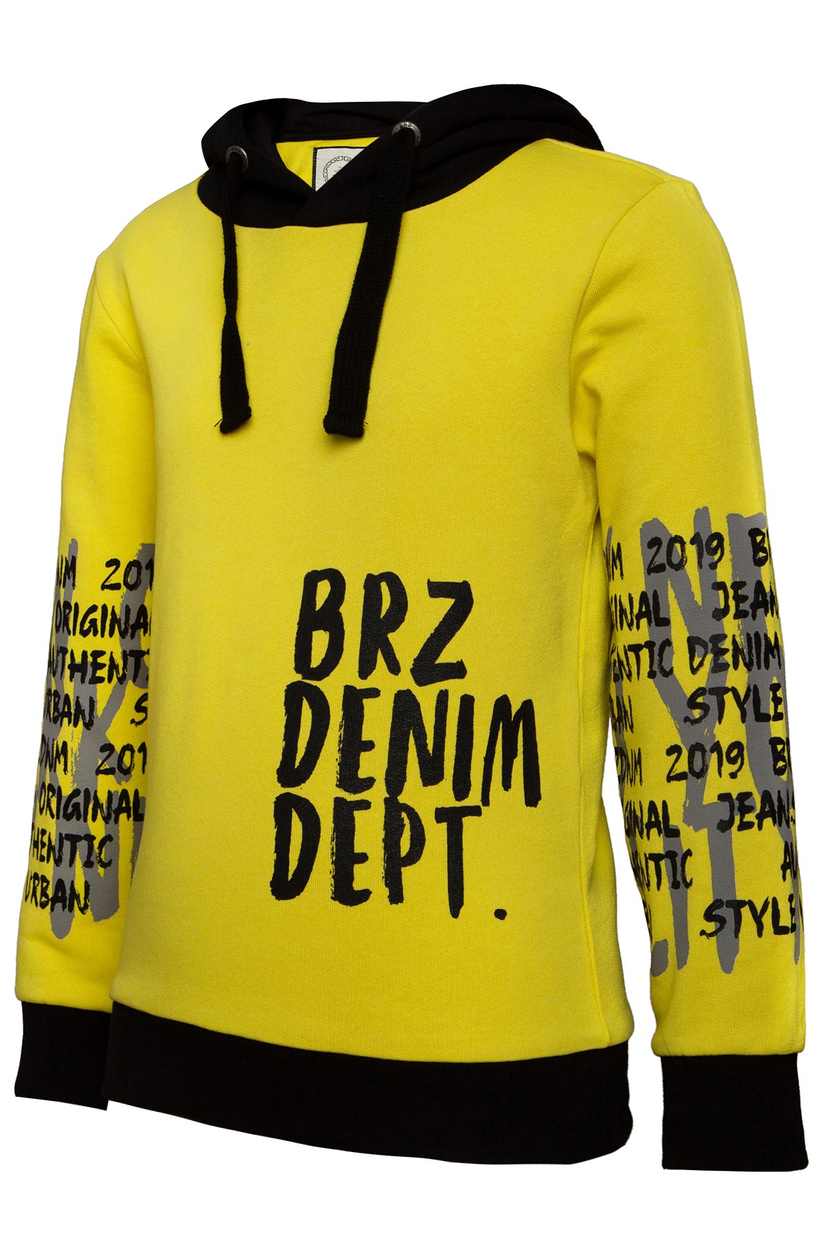 BRZ Kids Baskılı Erkek Çocuk Kapüşonlu Sweatshirt Hoodie